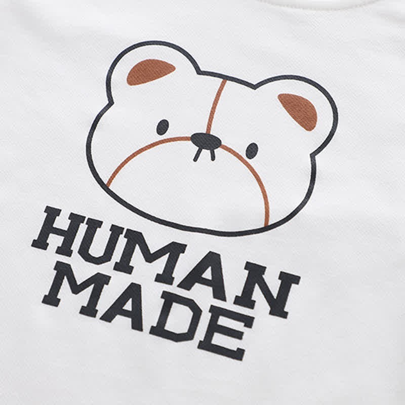 Completo in denim 3 pezzi per bambini con orsetto HUMAN MADE - image 15