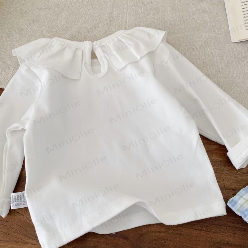 Salopette in denim e top bianco Baby Apple Dog - image 15