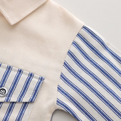 Completo in denim 3 pezzi per bambini con orsetto HUMAN MADE - image 10