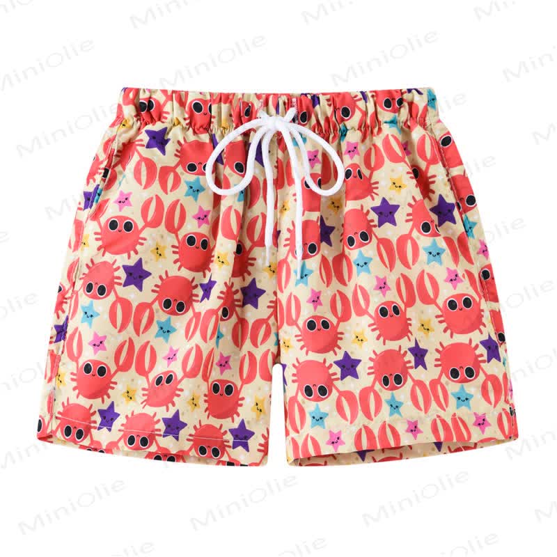 Pantaloncini da bagno con animali per bambini piccoli - Granchio - 7-9T - image 3