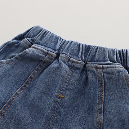 Completo in denim 3 pezzi per bambini con orsetto HUMAN MADE - image 20
