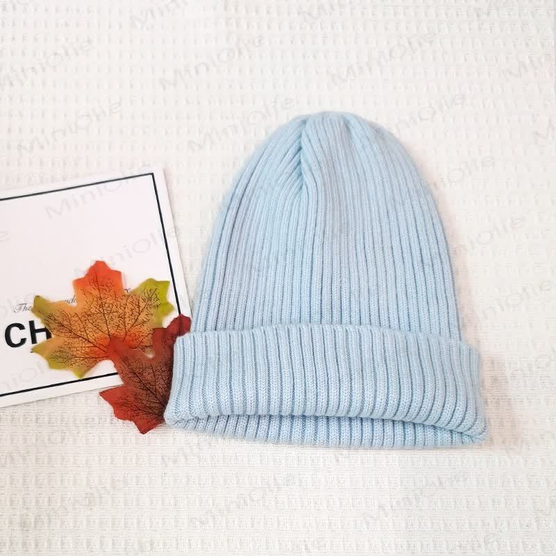 Berretto lavorato a maglia semplice, tinta unita, per bambini - Blu - 12-24 mesi - image 9