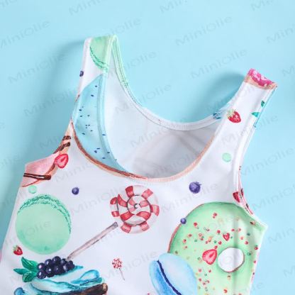 Costume da bagno intero a forma di ciambella per neonati e bambini - image 4