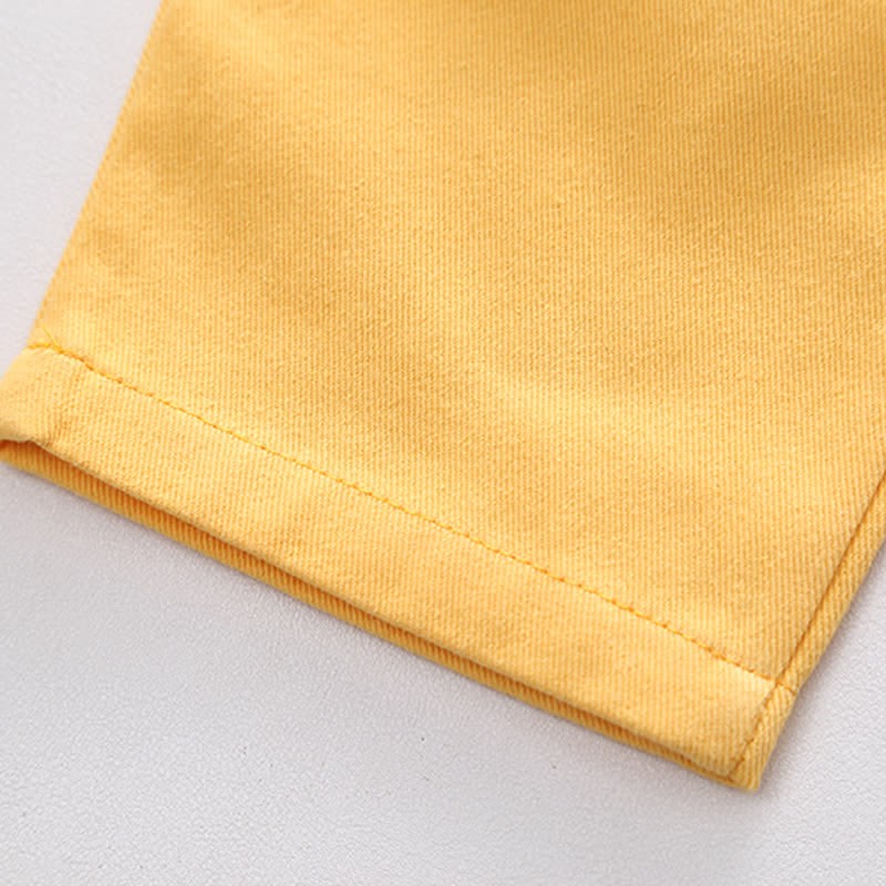 Set di 2 pezzi per neonati con orso colorato e adorabile salopette - image 13