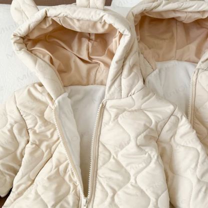 Set 2 pezzi trapuntato in tinta unita per neonati e bambini - image 5