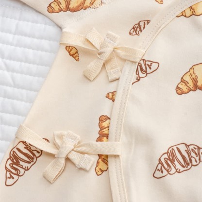 Baby Croissant Kimono Albicocca Tutina - image 6