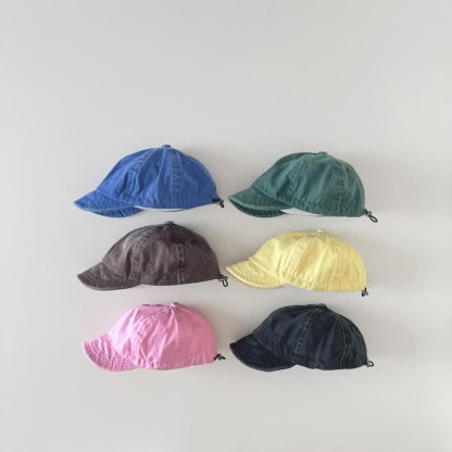 Berretto con visiera lavato per bambini piccoli - image 2