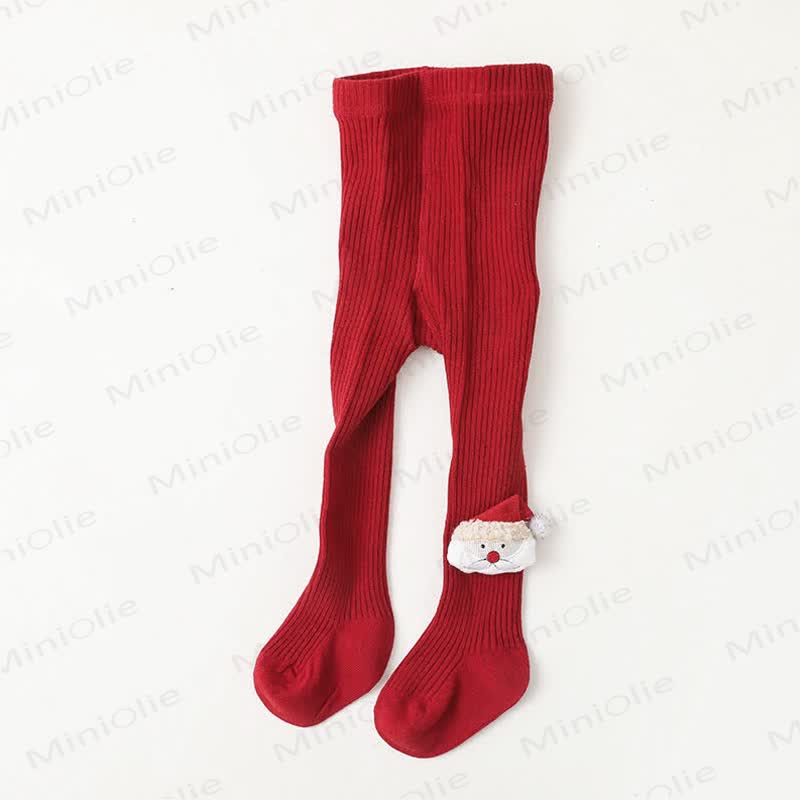 Collant natalizi con cartoni animati per bambini - Babbo Natale - 2-4T - image 5