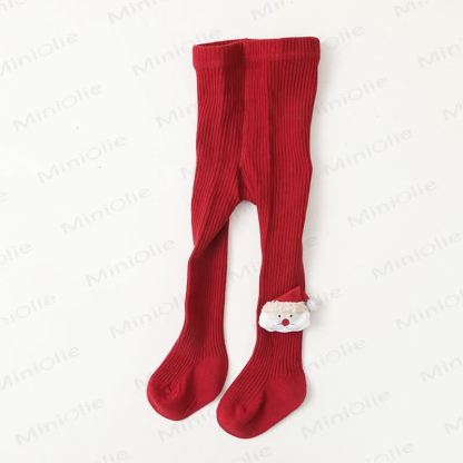 Collant natalizi con cartoni animati per bambini - Babbo Natale - 2-4T - image 5