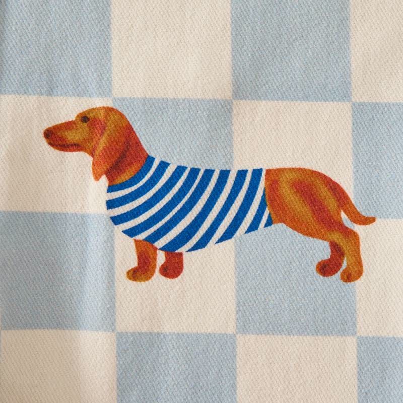 Tutina per neonati e bambini con stampa a scacchiera di bassotti - image 8