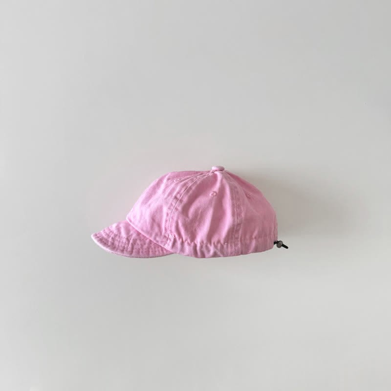 Berretto con visiera lavato per bambini piccoli - Rosa - 6M-3T - image 19