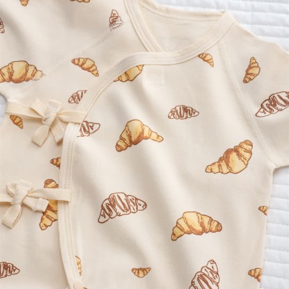 Baby Croissant Kimono Albicocca Tutina - image 4