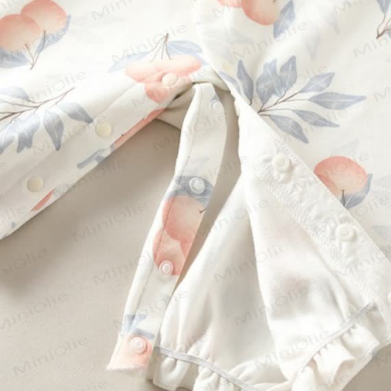 Tutina per neonato con stampa floreale - image 8