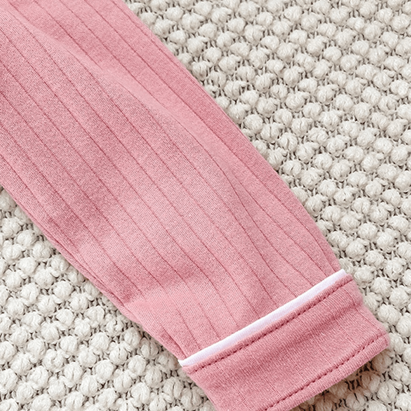 Set pigiama semplice con tasca, 2 pezzi per bambini - image 8