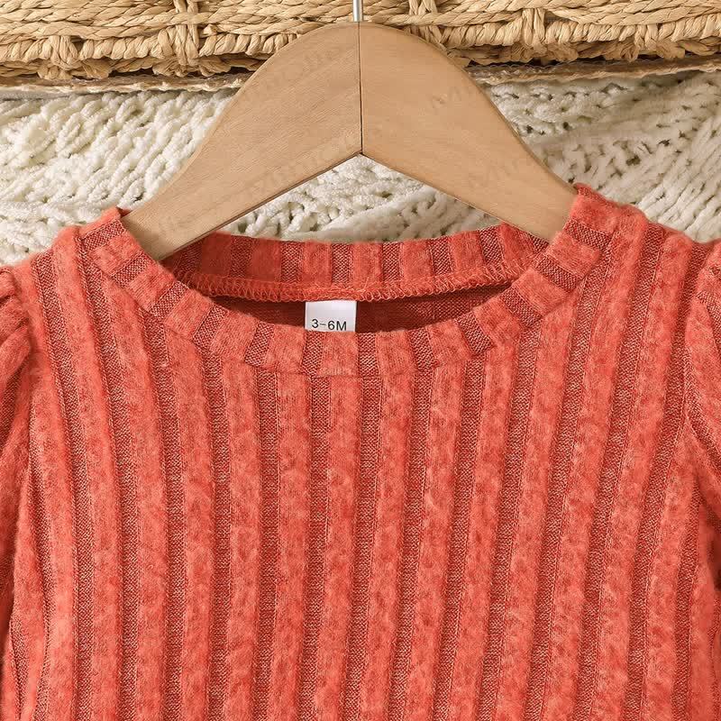 Set 2 pezzi tinta unita per bambina - image 5