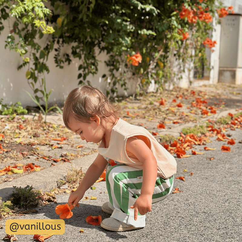 Pantaloni casual a righe verticali Baby Design - image 9