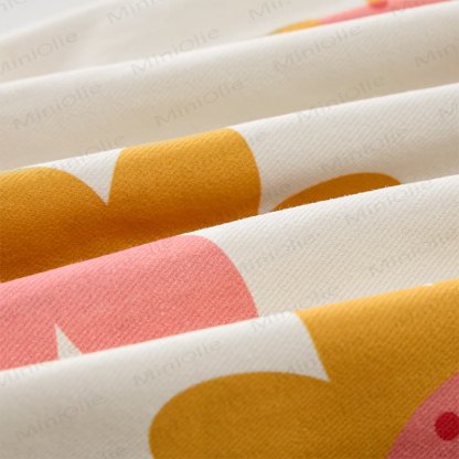 Salopette con fiori e faccine sorridenti per neonati e bambini - image 5