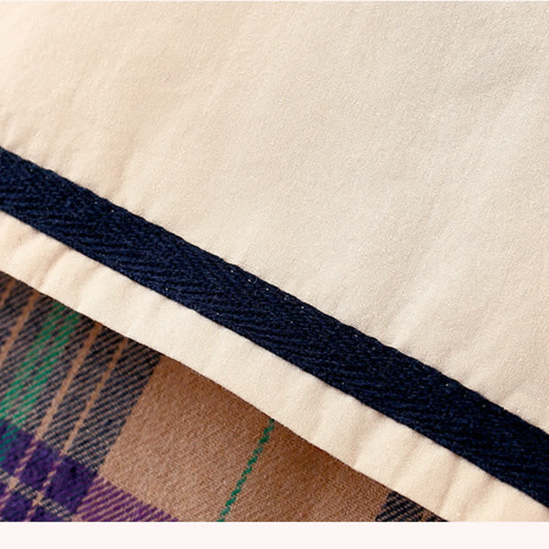 Vestito a quadri per neonati con bambola orsetto - image 9