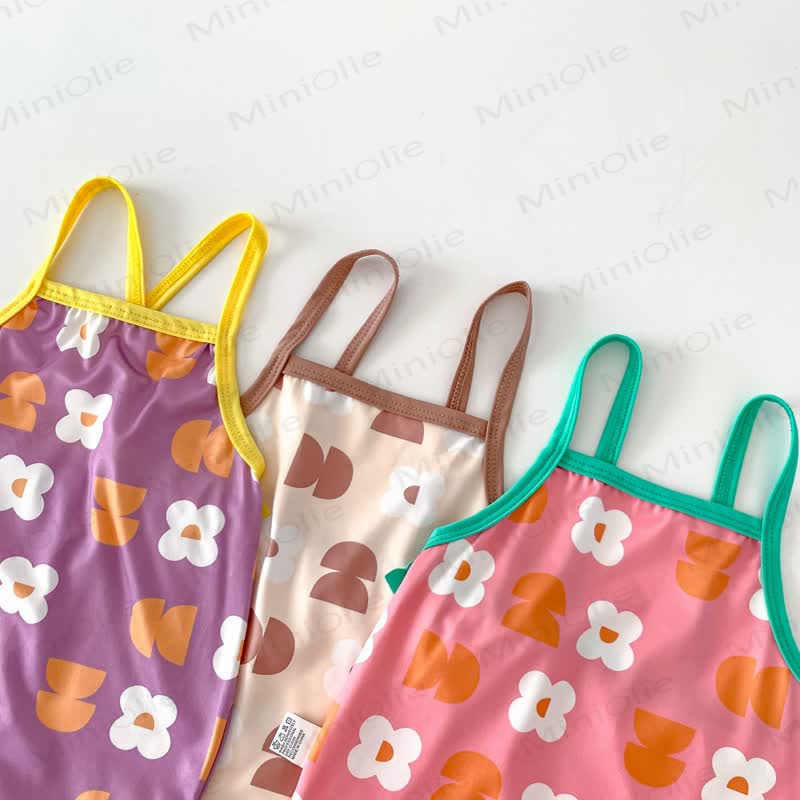 Costume da bagno intero/due pezzi per bambina con cappello - image 11