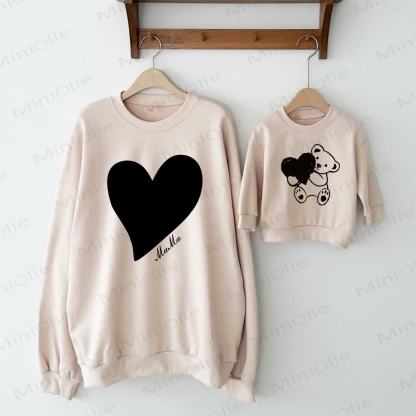 Felpa MAMA Bear "Mamma e me" - Beige - Felpa da adulto: XL - image 1