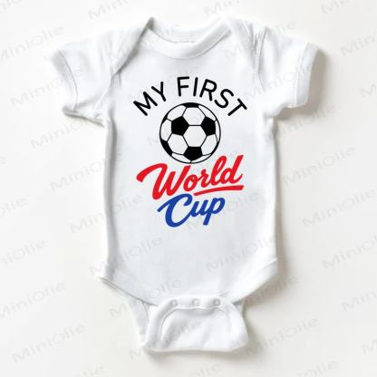 IL MIO PRIMO MONDIALE Body bianco per neonati - Bianco - 18-24 mesi - image 1