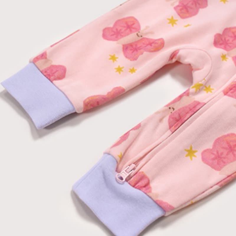 Body a maniche lunghe con zip e stampa a cartoni animati per neonati - image 15