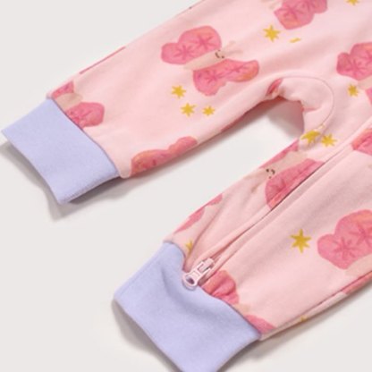 Body a maniche lunghe con zip e stampa a cartoni animati per neonati - image 15