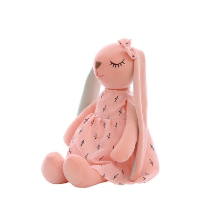 Bambola coniglietto giocattolo rilassante - Rosa - 35 centimetri - image 4