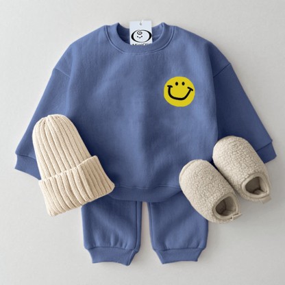 Completo tuta Baby Simple Smile - Blu - 2-3T - image 2