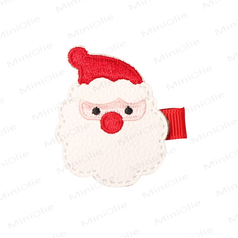 Fermaglio per capelli natalizio per bambini - Babbo Natale - image 7