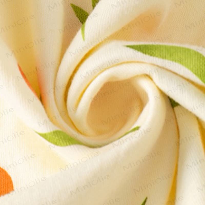 Vestitino estivo per bambina con stampa di coniglietti e fiori - image 11