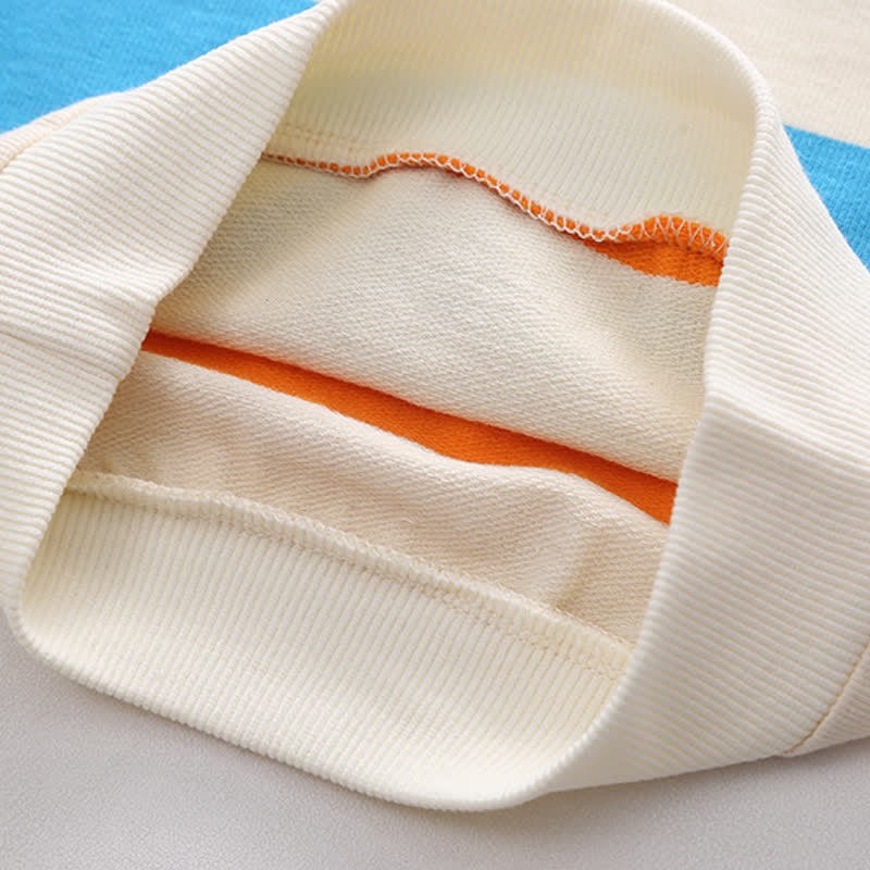 Set di 2 pezzi per neonati con orso colorato e adorabile salopette - image 19