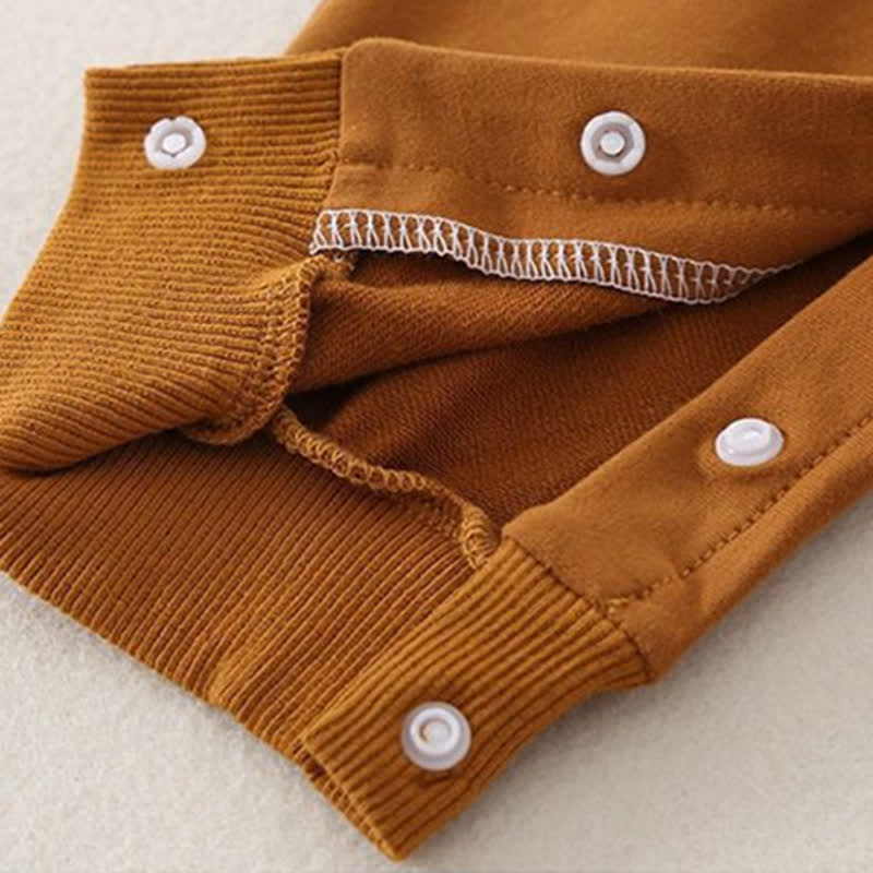 Tutina color block con cappello per orsetto - image 7