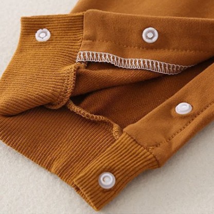 Tutina color block con cappello per orsetto - image 7