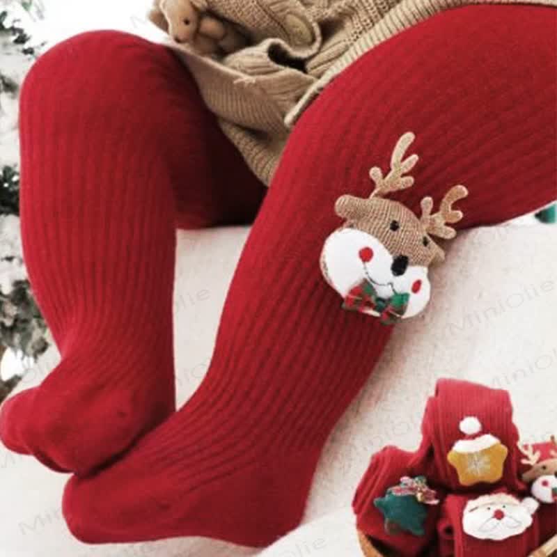 Collant natalizi con cartoni animati per bambini - image 1
