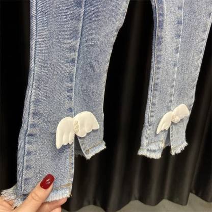 Set da 2 pezzi con maglietta e pantaloni a ali per bambine - image 12