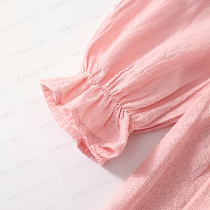 Vestito dolce con fiocco di fragole e coniglietto per bambini - image 7