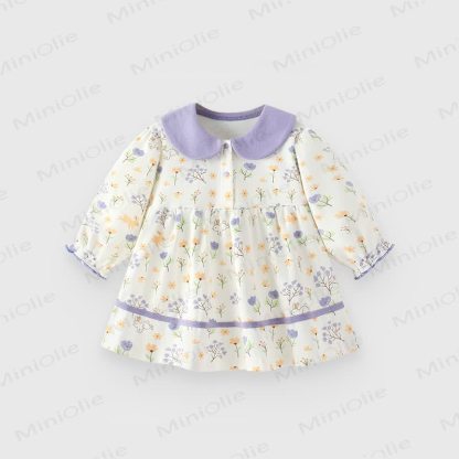 Vestito con fiori e animali per bambina - Fiore viola - 8 anni - image 6