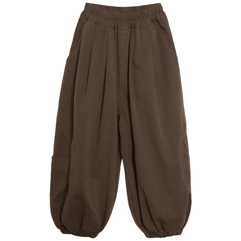 Pantaloni da jogging larghi per bambini piccoli, con design semplice - image 5