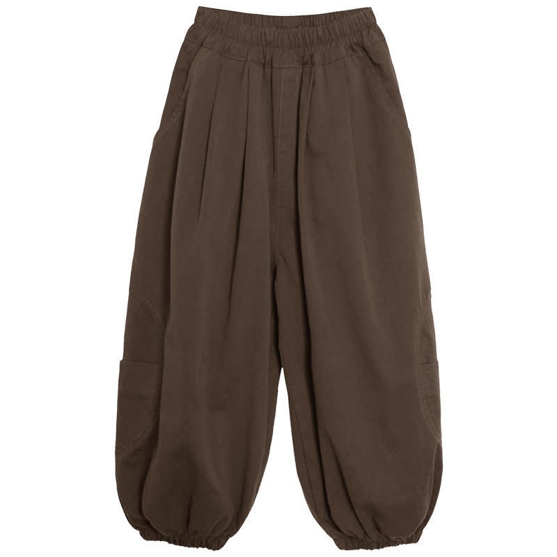Pantaloni da jogging larghi per bambini piccoli, con design semplice - image 5