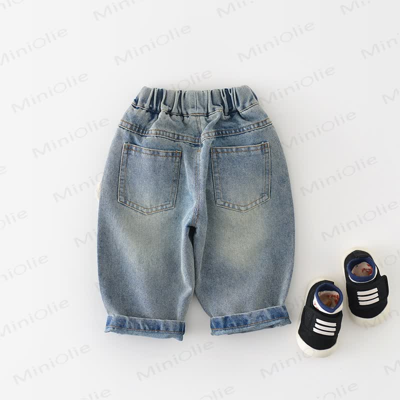 Pantaloni in denim per neonati e bambini MARCH PARIS - image 5