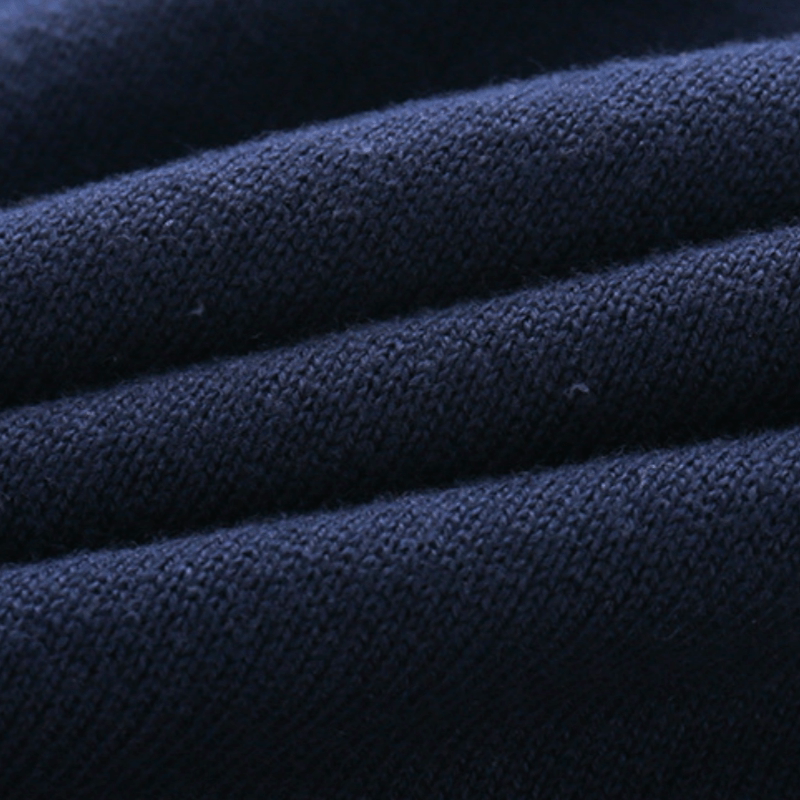 Tutina lavorata a maglia con colletto blu navy per neonati - image 9