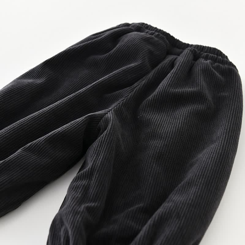 Felpa con cappuccio in pile con stampa occhi rossi o pantaloni in velluto a coste - image 11