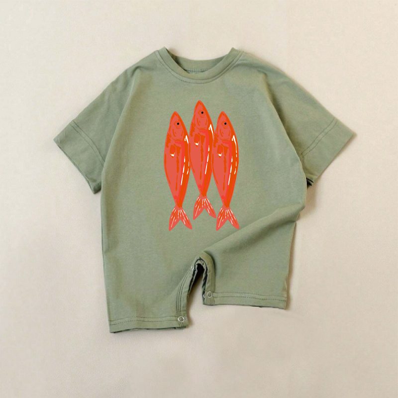 Tutina verde Baby Red Sardines - Verde - 18-24 mesi - image 1