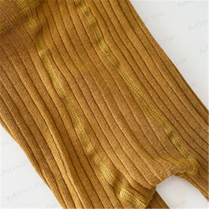 Leggings semplici a tinta unita per bambina - image 12