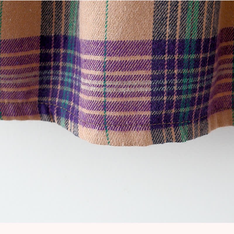 Vestito a quadri per neonati con bambola orsetto - image 5