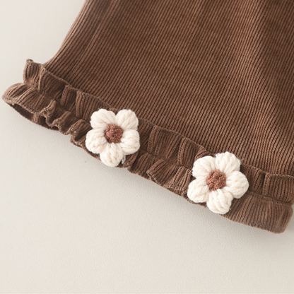 Set da 3 pezzi per bambina e bambina con fiori - image 14