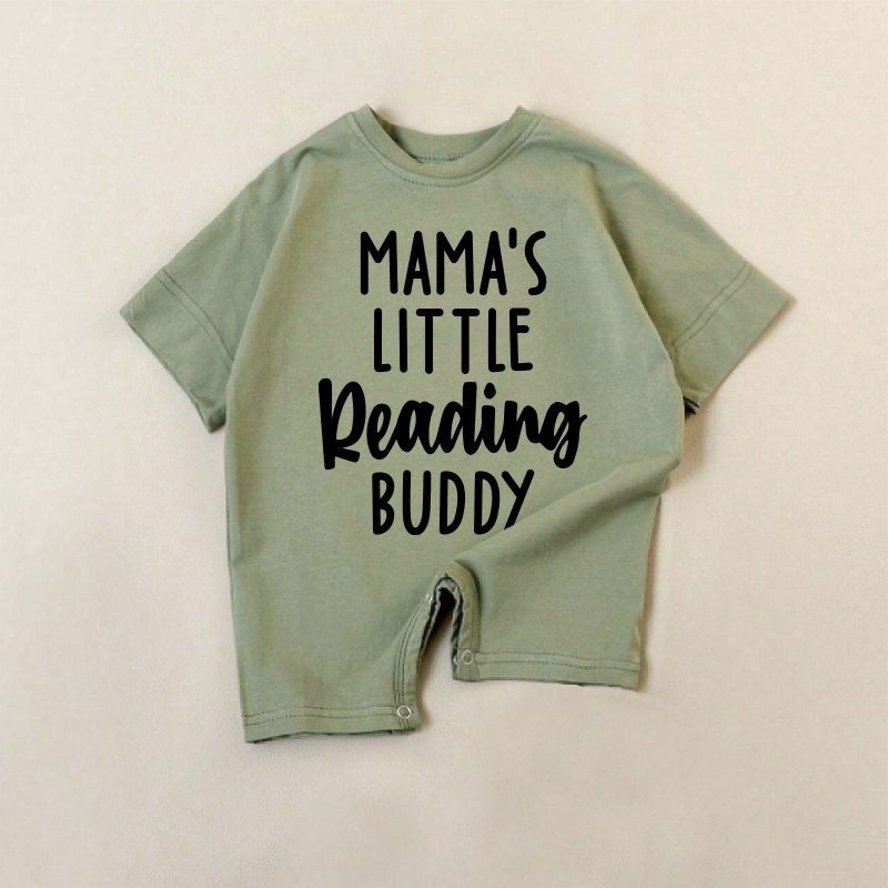 Tutina verde baby-friendly per il piccolo compagno di lettura della mamma - Verde - 18-24 mesi - image 1