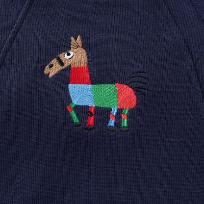 Felpa con ricamo pony per bambini - image 8