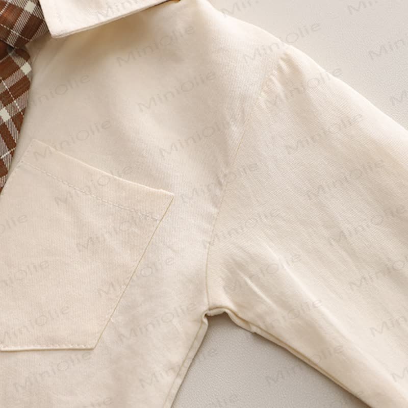 B Baby Toddler Boy Plaid Set 3 pezzi - image 22